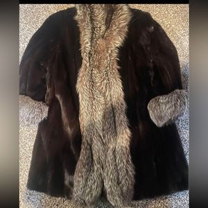 Mink/lynx coat